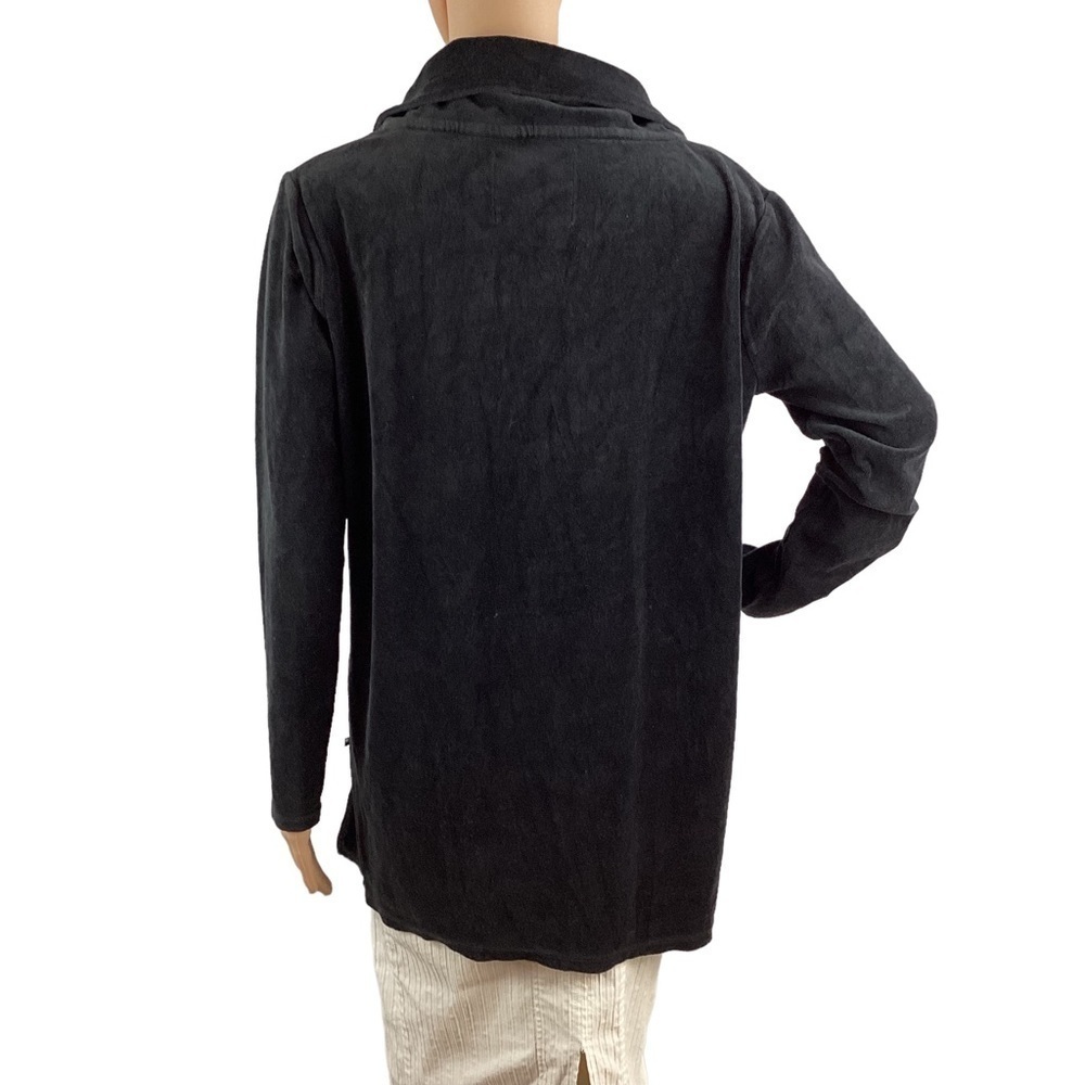 Victoria's Secret Top Size S Black Velour - Picture 5 of 7